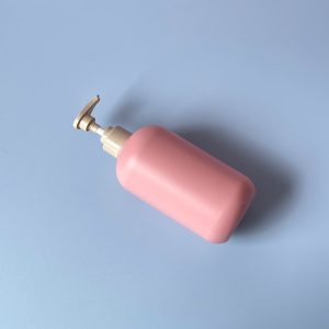 chai hdpe hồng vòi nhấn