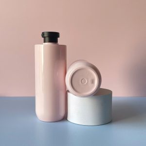 Chai PET Hồng vai ngang đáy bầu