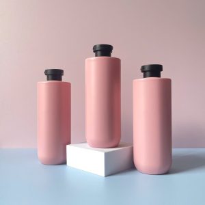 Chai HDPE vai ngang đáy bầu nắp bật