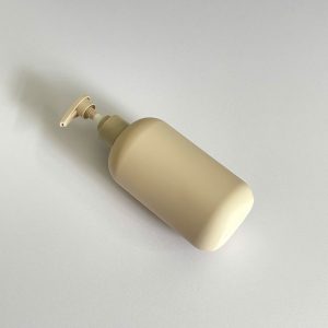 Chai HDPE nâu tròn vòi nhấn sóng