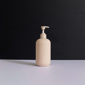 Chai HDPE nâu tròn vòi nhấn sóng