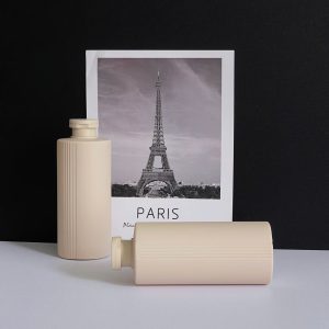 Chai HDPE Nâu sọc nắp bật