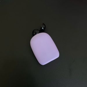 Chai HDPE thân tròn tím nắp bật