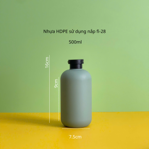 Chai HDPE xanh đậm nắp bật
