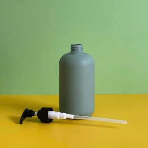 Chai HDPE xanh đậm vòi nhấn sóng