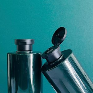 Chai PET Xanh Ngọc nắp bật đen