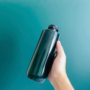 Chai PET Xanh Ngọc nắp bật đen