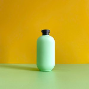 Chai đựng sữa tắm xanh hình trụ chất liệu HDPE nắp bật