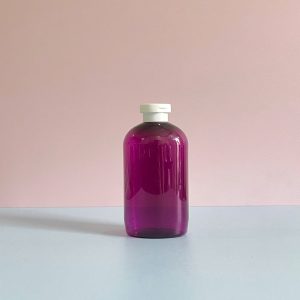 Chai PET tím tròn nắp bật Trắng 500ml