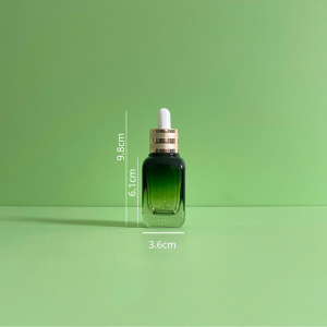 Chai Serum Bầu Lùn Xanh Khoan 2 Sọc 20ml