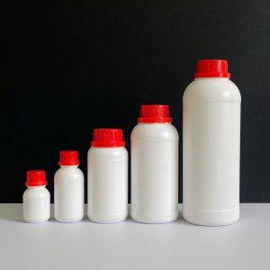 Chai chứa chất lỏng hóa chất HPDE trắng đục