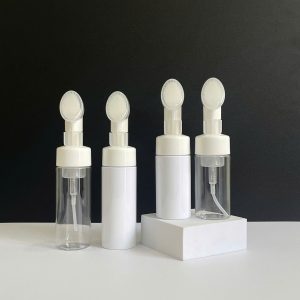 Chai nhựa PET trong suốt nắp đầu cọ 100ml 150ml