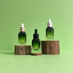 Chai Serum Bầu Lùn Xanh Lá 20ml