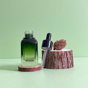 Chai Serum Bầu Lùn Xanh Lá 20ml